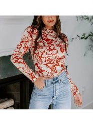 Milan Kiss Sweter w kolorze beżowym rozmiar: L. Brązowe swetry klasyczne damskie Milan Kiss, l, bez kołnierzyka. Za 104.99 zł.