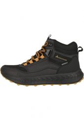 Buty trekkingowe Whistler Reid. Czarne obuwie trekkingowe damskie WHISTLER, z materiału, bez zapięcia. Za 567.25 zł.