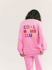 Bluza z nadrukiem na plecach - różowy. Czerwone bluzy damskie Reserved, l, bez wzorów, z bawełny, bez kaptura. Za 139.99 zł.