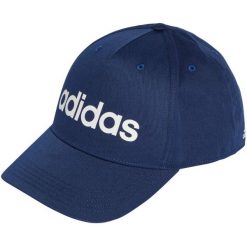 Czapka z daszkiem adidas Daily Cap. Niebieskie czapki z daszkiem damskie Adidas, bez wzorów, z materiału. Za 59.00 zł.