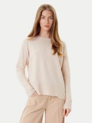 Marella Sweter Celia 2523366215 Écru Regular Fit. Swetry klasyczne damskie Marella, m, z wełny, bez kołnierzyka. Za 689.99 zł.