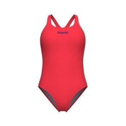 Damski kostium kąpielowy 1-częściowy Arena Team Pro Solid. Czerwone stroje jednoczęściowe Arena, bez wzorów. Za 192.50 zł.