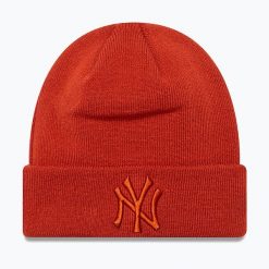 Czapka zimowa New Era Le Beanie Nyy. Czerwone czapki damskie New Era, na zimę, bez wzorów. Za 129.99 zł.