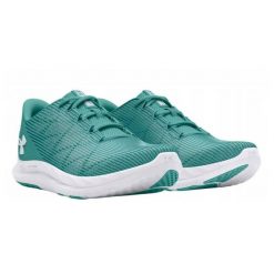 Buty do biegania damskie Under Armour Charged Speed Swift. Zielone obuwie sportowe damskie Under Armour, z materiału, bez zapięcia, do biegania. Za 261.99 zł.