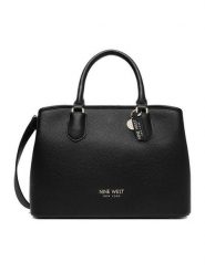 Nine West Torebka C-JL973 Czarny. Czarne torebki klasyczne damskie Nine West, z materiału, bez dodatków. Za 249.99 zł.