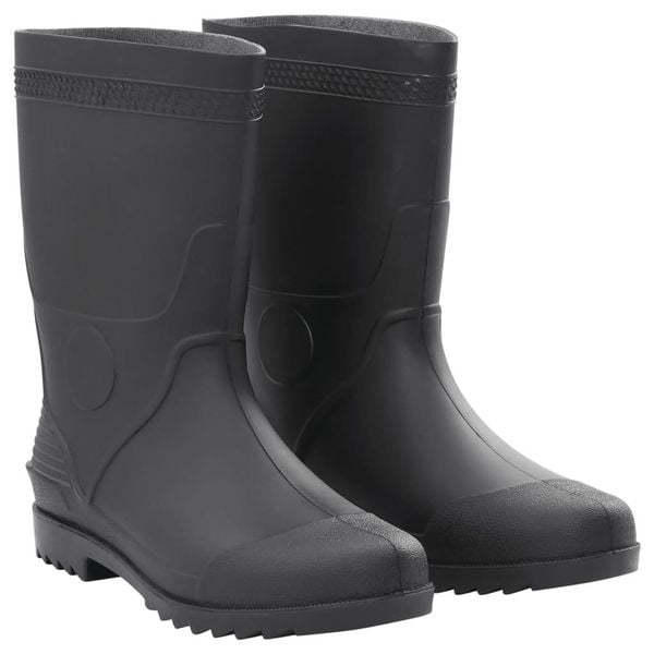 Kalosze VidaXL PVC rozmiar 46 czarne. Czarne kalosze damskie vidaXL, bez wzorów, z materiału. Za 122.50 zł.