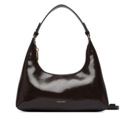 Torebka Calvin Klein. Brązowe torebki klasyczne damskie Calvin Klein, bez dodatków. Za 489.99 zł.
