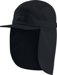 Czapka z daszkiem Odlo Performance Light Shade Cap Cap. Czarne czapki z daszkiem damskie ODLO, na lato, bez wzorów, z materiału. Za 219.99 zł.