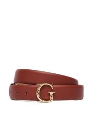 Guess Pasek Damski BW9271 P5430 Brązowy. Brązowe paski damskie Guess, z aplikacjami, ze skóry. Za 199.99 zł.