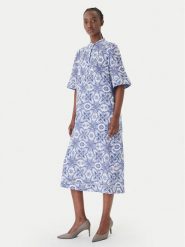 JOOP! Sukienka koszulowa Desa 30101617 Niebieski Regular Fit. Niebieskie sukienki damskie Joop!, bez wzorów, z bawełny, bez ramiączek. Za 1,149.00 zł.