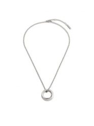 Calvin Klein Naszyjnik 35000306 Srebrny. Szare naszyjniki damskie Calvin Klein, metalowe. Za 359.99 zł.