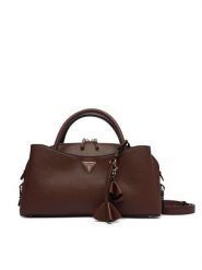 Guess Torebka Danielle HWZG22 27050 Brązowy. Brązowe kuferki damskie Guess, z aplikacjami, ze skóry, bez dodatków. Za 584.99 zł.
