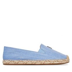 Espadryle Tommy Hilfiger. Niebieskie espadryle damskie Tommy Hilfiger, bez wzorów, bez obcasa. Za 199.99 zł.
