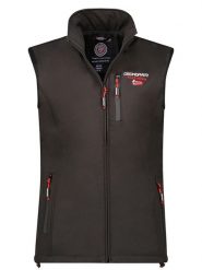 Geographical Norway Kamizelka softshellowa "Vacer" w kolorze czarnym rozmiar: M. Czarne kamizelki damskie Geographical Norway, m, bez wzorów, bez kaptura. Za 122.96 zł.