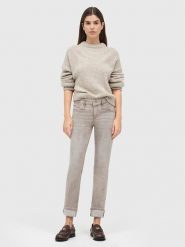 MAC Dżinsy "Rich" - Slim fit - w kolorze beżowym rozmiar: 44/L28. Brązowe jeansy damskie MAC. Za 241.56 zł.