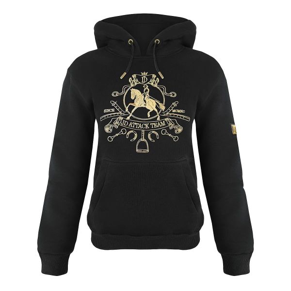 Bluza jeździecka JD ATTACK Royal. Brązowe bluzy damskie JD ATTACK, l, bez wzorów, z bawełny, bez kaptura. Za 229.00 zł.