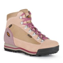 Buty Aku Ultralight 365.10586 beżowy. Brązowe obuwie trekkingowe damskie z gore-texu, bez zapięcia. Za 733.19 zł.