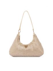 Guess Torebka Jewels HWEG22 48720 Złoty. Żółte torebki klasyczne damskie Guess, z materiału, bez dodatków. Za 544.99 zł.