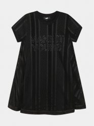 DKNY Sukienka codzienna D32899 D Czarny Regular Fit. Czarne sukienki dziewczęce DKNY, bez wzorów, z syntetyku, bez ramiączek, proste. Za 679.99 zł.