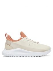 Calvin Klein Jeans Sneakersy Eva Runner Low Lace Mix In YW0YW01759 Écru. Obuwie sportowe damskie Calvin Klein Jeans, z jeansu, bez zapięcia. Za 279.99 zł.