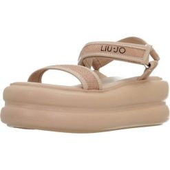 Sandały LIU-JO ARIA 03 Nago. Czerwone sandały damskie Liu Jo, bez wzorów, ze skóry, bez obcasa, bez zapięcia. Za 474.99 zł.