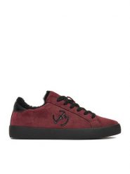 Eva Minge Sneakersy EO-ELLA-WSDR13670 Bordowy. Czerwone obuwie sportowe damskie Eva Minge, z materiału, bez zapięcia. Za 149.99 zł.