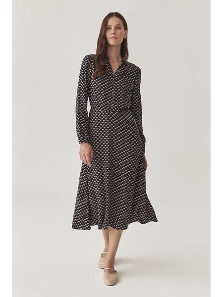 TATUUM Sukienka w kolorze granatowym rozmiar: 36. Niebieskie sukienki damskie TATUUM, bez wzorów, z wiskozy, bez ramiączek. Za 198.95 zł.