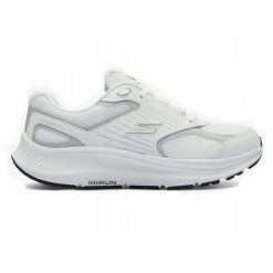 Buty do biegania damskie SKECHERS GO RUN CONSISTENT skóra. Białe obuwie sportowe damskie Skechers, ze skóry, bez zapięcia, do biegania. Za 249.00 zł.