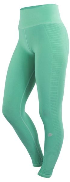 Legginsy damskie bezszwowe. Niebieskie legginsy damskie GUGGEN MOUNTAIN, s, bez wzorów, z elastanu. Za 197.76 zł.