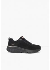 Sneakersy Skechers z metalizowanymi detalami. Czarne obuwie sportowe casual damskie bonprix, bez zapięcia. Za 299.99 zł.