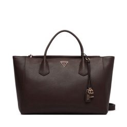 Torebka Guess. Brązowe shopper bag Guess, bez dodatków. Za 674.99 zł.