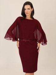 APART Sukienka w kolorze bordowym rozmiar: 36. Czerwone sukienki damskie Apart, bez wzorów, z koronki, bez ramiączek. Za 252.99 zł.