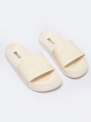 BIG STAR Klapki w kolorze kremowym rozmiar: 37. Brązowe klapki damskie Big Star, bez wzorów, z otwartym noskiem, bez obcasa, bez zapięcia. Za 59.99 zł.