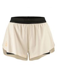 Craft Szorty "Pro Hypervent Split" w kolorze beżowym do biegania rozmiar: XL. Brązowe spodenki sportowe damskie Craft, xl, bez wzorów, z materiału, do biegania. Za 104.99 zł.