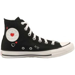 Trampki damskie Converse Chuck Taylor All Star Y2K Heart. Czarne trampki damskie Converse, bez wzorów, bez zapięcia. Za 229.99 zł.