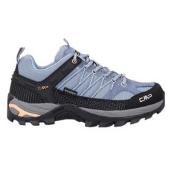 Buty trekkingowe damskie CMP Rigel Low Wp. Niebieskie obuwie trekkingowe damskie Campagnolo, bez zapięcia. Za 319.99 zł.