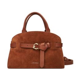 Torebka Coccinelle. Brązowe torebki klasyczne damskie Coccinelle, bez dodatków. Za 1,699.00 zł.