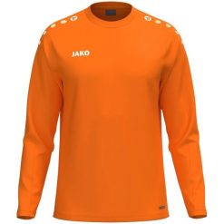 Koszulka do piłki nożnej z długim rękawem Jako One. Brązowe swetry klasyczne damskie JAKO, na zimę, bez kołnierzyka. Za 260.50 zł.