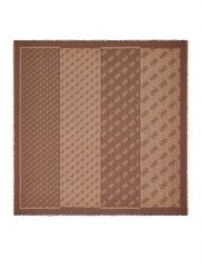Guess Chusta AW5526 VIS03 Brązowy. Brązowe chusty damskie Guess, z aplikacjami, z wiskozy. Za 194.99 zł.