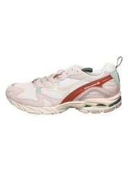 Mizuno Skórzane buty "Wave Rider" w kolorze beżowym do biegania rozmiar: 42,5. Brązowe obuwie sportowe damskie Mizuno, z materiału, do biegania. Za 245.96 zł.