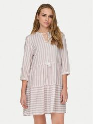 ONLY Sukienka letnia Kaya 15220521 Różowy Regular Fit. Czerwone sukienki damskie Only, bez wzorów, z wiskozy, bez ramiączek. Za 49.99 zł.