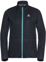 Odlo Kurtka softshellowa "Markenes" w kolorze granatowym rozmiar: XL. Niebieskie kurtki sportowe damskie ODLO, xl, bez wzorów, bez kaptura. Za 219.60 zł.