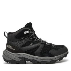 Trekkingi Jack Wolfskin. Szare obuwie trekkingowe damskie Jack Wolfskin, bez zapięcia. Za 669.99 zł.