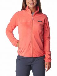 Columbia Kurtka polarowa "Ali Peak™" w kolorze czerwonym rozmiar: L. Czerwone kurtki damskie Columbia, l, z polaru, bez kołnierzyka. Za 105.38 zł.