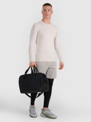 4F Torba treningowa (28 L) - czarna Uniwersalny. Czarne torby sportowe 4F, bez wzorów, z syntetyku. W wyprzedaży za 99.99 zł.