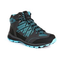 Buty trekkingowe damskie Regatta Samaris II Mid wodoodporne. Niebieskie obuwie trekkingowe damskie Regatta, z gumy, bez zapięcia. Za 271.00 zł.