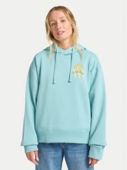 Billabong Bluza Ready And Set EBJSF00184 Turkusowy Loose Fit. Niebieskie bluzy damskie Billabong, m, bez wzorów, z bawełny, bez kaptura. Za 299.99 zł.