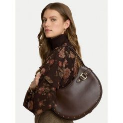 Torebka LAUREN RALPH LAUREN. Brązowe torebki klasyczne damskie Lauren Ralph Lauren, bez dodatków. Za 1,899.00 zł.
