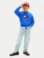 Tommy Hilfiger Jeansy KB0KB10398 Niebieski Regular Fit. Niebieskie jeansy chłopięce Tommy Hilfiger, z bawełny. Za 249.99 zł.