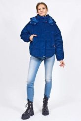 LEE PUFFER JACKET DAMSKA KURTKA PUCHOWA WASHED BLUE L56VMGLR 112113107. Niebieskie kurtki damskie Lee, na zimę, l, bez wzorów, z puchu, bez kaptura. Za 369.99 zł.